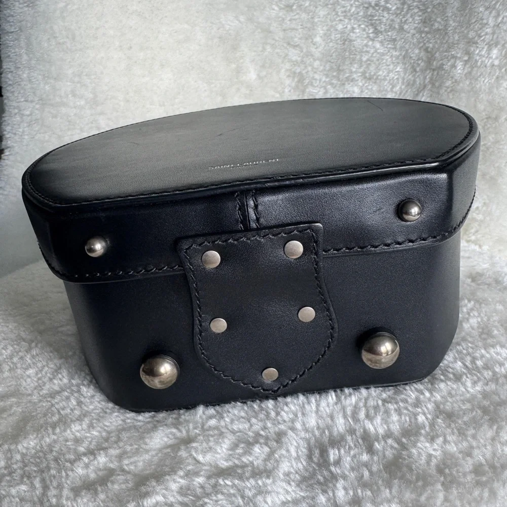 SAINT LAURENT Mica Hat Box Bag - Picture 9 of 14